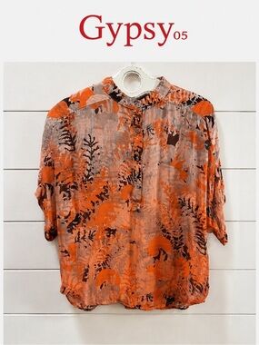 GYPSY 05 – 100% Silk Printed Blouse (S)